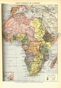 Mapa de África en 1898