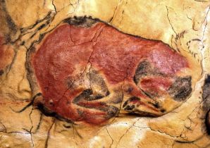Bisonte herido. Cueva de Altamira (Cantabria)