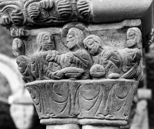 Última Cena - Capitel San Juan de la Peña