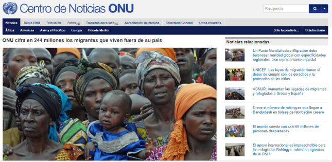 ONU - migraciones