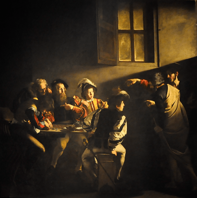 Caravaggio - vocación de San Mateo