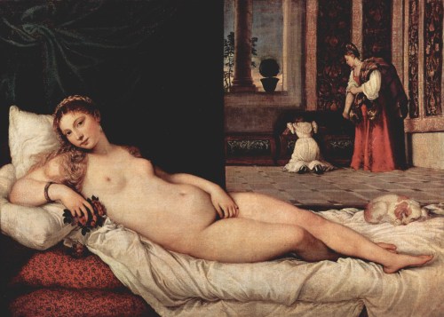 Tiziano - La Venus de Urbino2 - 1538 - Galeria degli Uffici