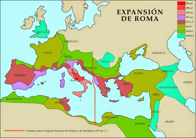 Expansión Imperio Romano